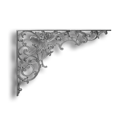 Bird of Paradise Corner Bracket Corner Bracket, Birds of Paradise Design, Cast Iron Bracket, Cast Iron Castings, Cast Iron Corner Bracket, Cast Iron Shelf Bracket, TS Distributors 