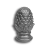 1-3/4" Cast Iron Pineapple Finial cast iron pineapple finial, cast iron finials, pineapple finial, decorative finials, cast iron post caps, fence post caps, fence accessories,cast iron fence accessories, decorative post caps, decorative cast iron post caps, ts distributors