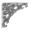 Corner Bracket - Pontalba Design Corner Bracket, Pontalba Design, Cast Iron Bracket, Cast Iron Castings, Cast Iron Corner Bracket, Cast Iron Shelf Bracket, TS Distributors 