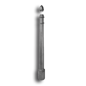 Pineapple Post with Post Cap Pineapple post with post cap, pineapple post, pineapple style post, pineapple style column, pineapple style post cap, cast iron casting, cast iron post caps, cast iron columns, cast iron posts, metal casting, metal posts, metal columns