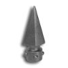 3/4" Cast Iron Spear Point Finial cast iron spear point finial, cast iron finial, spear point finial, metal finial, fence accessories, designmaster, cast iron fence accessories, fence posts, cast iron finials for sale, finials, spear finails, decorative finials, fence posts, ts distributors