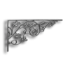 Corner Bracket - Ivy Leaf Design Corner Bracket, Ivy Leaf Design, Cast Iron Bracket, Cast Iron Castings, Cast Iron Corner Bracket, Cast Iron Shelf Bracket, TS Distributors 