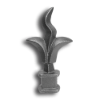 1/2" Cast Iron Spear Point Finial cast iron spear point finial, cast iron finial, spear point finial, metal finial, fence accessories, designmaster, cast iron fence accessories, fence posts, hip-knob, cast iron finials for sale, finials, spear finails, decorative finials, fence posts, ts distributors