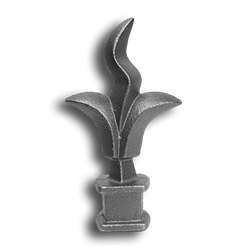 1/2" Cast Iron Spear Point Finial cast iron spear point finial, cast iron finial, spear point finial, metal finial, fence accessories, designmaster, cast iron fence accessories, fence posts, hip-knob, cast iron finials for sale, finials, spear finails, decorative finials, fence posts, ts distributors