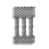 Railing Panel - Lattice Design Cast iron casting, cast iron panel, railing panel, decorative panels, metal panels, cast iron railing panels, metal railing panels, decorative cast iron railing panels, lattice design