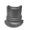 Collar For 4" Standard Pipe Collar for standar pipe, wall collar, thrust collar, pipe fittings, pipe mounting collar, pipe thrust collar, collar for 4" standard pipe, four inch pipe, weldable, post accessories, gate accessories, cast iron castings, metal pipe collar, metal castings, ts distributors