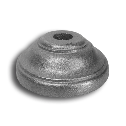 Cast Iron Round Base 3/4" Cast iron round base, cast iron casting, cast iron base, metal casting, balusters, railing accessories, decorative railing bases, cast iron spindles, decorative spindles, staircase balusters, cast iron spindle base, cast iron railing base, railing base, staircase parts, ts distributors