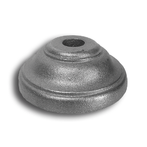 Cast Iron Round Base 3/4" Cast iron round base, cast iron casting, cast iron base, metal casting, balusters, railing accessories, decorative railing bases, cast iron spindles, decorative spindles, staircase balusters, cast iron spindle base, cast iron railing base, railing base, staircase parts, ts distributors