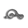 Cast Iron Gate Topper or Insert Decorative Scroll, Cast Iron Scroll, Decorative Cast Iron Scroll, Gate Topper, Cast Iron Gate Top
