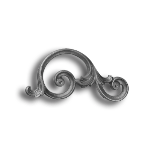 Cast Iron Gate Topper or Insert Decorative Scroll, Cast Iron Scroll, Decorative Cast Iron Scroll, Gate Topper, Cast Iron Gate Top