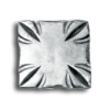 Decorative Base Plate base plates, flange plates, weld tabs, decorative  metal weld tabs, steel base plates, steel flange plates, metal base plates, metal flange plates, weldable