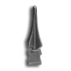 1/2" Cast Iron Point Finial cast iron point finial, finials, cast iron finials, fence accessories, cast iron fence accessories, point finial, metal fence post fianial, post caps, fence posts, decorative fence finials, cast iron finials for sale, metal post finials, plain ball and point finial, hip-knob, ts distributors