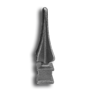 1/2" Cast Iron Point Finial cast iron point finial, finials, cast iron finials, fence accessories, cast iron fence accessories, point finial, metal fence post fianial, post caps, fence posts, decorative fence finials, cast iron finials for sale, metal post finials, plain ball and point finial, hip-knob, ts distributors