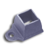 Cast Iron Square Shoe 1" forged steel finial, cast iron bushings, brass finial, bushings, baluster, cast iron baluster collar, cast iron shoes and bases, brass baluster, powder-coated, zinc square shoe, aluminum baluster collar, simshoe, ts distributors