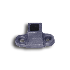 Cast Iron Extra-Tall Square Shoe 1/2" forged steel finial, cast iron bushings, brass finial, bushings, baluster, cast iron baluster collar, cast iron shoes and bases, brass baluster, powder-coated, zinc square shoe, aluminum baluster collar, simshoe, ts distributors