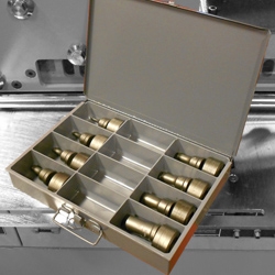 8 Hole Size Punch and Die Set Punch and die set, ironworking equipment, equipment and power tools, ironworker, ts distributors