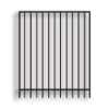 Versai Ornamental Walk Gates Flat Top 2 Rail Gate Versai Fencing System, rackable, versai ornamental walk gates, welded fence, 2-rail fencing, galvanized post, powder-coated post, post cap, extended picket, walk gate, 16 gauge, tubular steel pickets, gate hardware, fence hardware, flat runs,  ts distributors