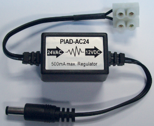 24 Volt to 12 Volt Power Converter Access control, gate operators, viking, doorking, liftmaster, apollo, eagle, swing gate, slide gate, BFT, Ramset, loop detctor, transmitter, 315 MHz, 2.0 technology, superior gate operaator, phobos, oxi receiver, residential swing gates, wireless keypads, ramset, electromagnetic lock ,Maglock, access controller, push to exit, proximity reader, cellular callbox, telephone entry system, board kit, intercom, photoeye kits, seco-larm, EMX, click2enter, emergency entry box, lead-acid battery, THALIA, conduit, screw connector, back-up power