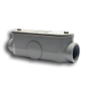 3/4" Type C PVC Access Fitting Access control, gate operators, viking, doorking, liftmaster, apollo, eagle, swing gate, slide gate, BFT, Ramset, loop detctor, transmitter, 315 MHz, 2.0 technology, superior gate operaator, phobos, oxi receiver, residential swing gates, wireless keypads, ramset, electromagnetic lock ,Maglock, access controller, push to exit, proximity reader, cellular callbox, telephone entry system, board kit, intercom, photoeye kits, seco-larm, EMX, click2enter, emergency entry box, lead-acid battery, THALIA, conduit, screw connector, back-up power