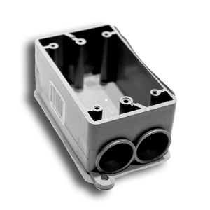 3/4" PVC F-Series 1-Gang Box FSS Access control, gate operators, viking, doorking, liftmaster, apollo, eagle, swing gate, slide gate, BFT, Ramset, loop detctor, transmitter, 315 MHz, 2.0 technology, superior gate operaator, phobos, oxi receiver, residential swing gates, wireless keypads, ramset, electromagnetic lock ,Maglock, access controller, push to exit, proximity reader, cellular callbox, telephone entry system, board kit, intercom, photoeye kits, seco-larm, EMX, click2enter, emergency entry box, lead-acid battery, THALIA, conduit, screw connector, back-up power