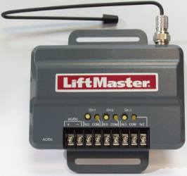LiftMaster Universal Receiver Access control, gate operators, viking, doorking, liftmaster, apollo, eagle, swing gate, slide gate, BFT, Ramset, loop detctor, transmitter, 315 MHz, 2.0 technology, superior gate operaator, phobos, oxi receiver, residential swing gates, wireless keypads, ramset, electromagnetic lock ,Maglock, access controller, push to exit, proximity reader, cellular callbox, telephone entry system, board kit, intercom, photoeye kits, seco-larm, EMX, click2enter, emergency entry box, lead-acid battery, THALIA, conduit, screw connector, back-up power