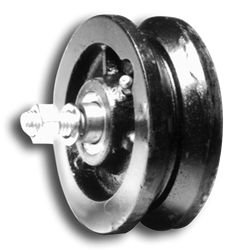 Cast Iron "V" Groove Wheels gate hardware, cast iron wheel, sliding door track bracket