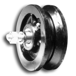 Cast Iron "V" Groove Wheels gate hardware, cast iron wheel, sliding door track bracket