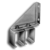 Double Track Bracket gate hardware, double track bracket
