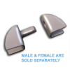 Bat Wing Clip gate hardware, bat-wing clip