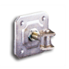 Adjustable Gate Hinge with Plate and Lock Nut gate hardware, gate closer, lockey, adjustable hydraulic, fence, self-closing, hinge set, door closer, gate locks, swing gate, exit control hardware, deadlocking gate, free exit push, handle converter, sliding gate lock, code lock, mechanical lock, gate keeper, safety gate latch, magna-latch,  heavy-duty exit, back catch, gate latch, barrel bolt, barrel hinge, piano hinge, weldable hinge, cane bolt, drop bolt, tru-close, lokklatch, self closing hinge, magnatic latch, security keeper, locinox, bar adaptor, bat-wing hinge, steel mailbox, aluminum sliding gate track, trolley wheels, sliding door track bracket