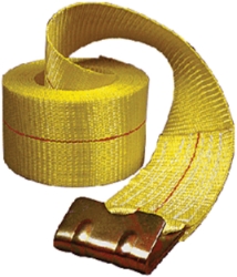 Winch Strap with Flat Hook axle assemblies, hanger kits, tandem axle, ratchet strap, trailer parts, couplers, towing ball mount, bulldog jack, ts distributors, A-Frame coupler, tow chain