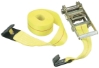 Heavy Duty Ratchet Strap with J-Hooks axle assemblies, hanger kits, tandem axle, ratchet strap, trailer parts, couplers, towing ball mount, bulldog jack, ts distributors, A-Frame coupler, tow chain
