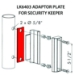 Locinox Adapter for Round Tubing - LK3019LA
