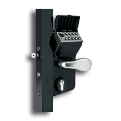 Locinox Mechanical Code Lock for Swing Gates mechanical code lock, swing gate lock, entry code lock, polyamide