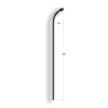 Crushed Spear Point Curved Picket - 3/4" x 92" arched gate kit, arched gate top, standard arch, compound arch, galvanized crushed steel spear point, crushed spear point, galvanized, perforated metal sheet, rollformed pre-punched channel, structural pre-punched channel, unpunched rollformed channel, rollformed channel