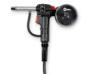 Miller Spool-Mate 100 Series Wire Feed Spool Gun welding, shop supplies, weld, cutting torch, welding rods, power cord, poly, tarp, torch, hobart, fan, barricade, clamp, electrode, electrodes, tungsten, copper cable, MIG, lug, solder, spoolmate, nozzle, tip, tip adapter, Miller, SYNCROWAVE 210, welding, Hobart, Millermatic, Handler, Plasma, Cutter, Stick, Spectrum 375, MIG, TIG, engine-driven, arc welding and cutting equipment, fabrication, engine-driven, welding wire, torch cutting, hand running gear, cylinder rack, Spectrum 625