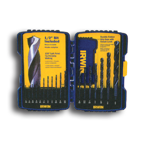 Irwin 18 Piece Black Oxide Drill Bit Set Caution tape, halogen flood lights, polyethylene fence, barricade fence, crowd control fence, oxy-acetylene cutting tips, flashback arrestors, miller, blacksmith brand, pesticide respirator, welding respirator, polycarbonate face shield, welding goggle, wire cup brush, wire wheel, Irwin drill bit, resin fiber sanding disk, shank kit for polishing pad, Bearcat, Dewalt, bi-metal hole saw, grinding wheels, saw cut-off wheel, chop-saw wheel, abrasive flap wheel, Quikrete, polyurethane self-leveling sealant, weld cleaning hammers, Irwin quick grip, the original vise-grip, wire clamp, GOJO, MIG pliers, Aviation, crescent professional tool set, cable hoist, manual chain hoist, Komelon, polycast, contour gauge