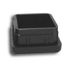 High Quality Plastic Square Tube Plug Polyethylene, tubing plug, ribbed style square tube plug, fence accessories, ornamental walk gates, welded walk gates, fencing and accessories, plastic fence plugs, square tubing caps, plastic end caps for square steel tubing, square tubing end caps, vinyl end caps, fence panels, ts distributors
