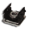 Two-Sided Metal Threaded Greater Clip gate hardware, gate closer, lockey, adjustable hydraulic, fence, self-closing, hinge set, door closer, gate locks, swing gate, exit control hardware, deadlocking gate, free exit push, handle converter, sliding gate lock, code lock, mechanical lock, gate keeper, safety gate latch, magna-latch,  heavy-duty exit, back catch, gate latch, barrel bolt, barrel hinge, piano hinge, weldable hinge, cane bolt, drop bolt, tru-close, lokklatch, self closing hinge, magnatic latch, security keeper, locinox, bar adaptor, bat-wing hinge, steel mailbox, aluminum sliding gate track, trolley wheels, sliding door track bracket