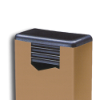 Polyethylene Ribbed Style Rectangular Tubing Plug Polyethylene, tubing plug, ribbed style square tube plug, rectangular tubing plug, plastc rectangular tubing plug, fence accessories, ornamental walk gates, welded walk gates, fencing and accessories, plastic fence plugs, square tubing caps, plastic end caps for square steel tubing, square tubing end caps, vinyl end caps, fence panels, ts distributors