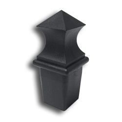 Plastic Pyramid Point Finial plastic pyramid point finial, plastic finials, finials, plastic post caps, fence post caps, plastic fence post caps, pyramid point finial, decorative finials, decorative plastic finials, PVC finials, fence accessories, plastic fence accessories, ts distributors