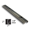 Square Hole 2" x 1" x 1/8" Rollformed Channel arched gate kit, arched gate top, standard arch, compound arch, galvanized crushed steel spear point, crushed spear point, galvanized, perforated metal sheet, rollformed pre-punched channel, structural pre-punched channel, unpunched rollformed channel, rollformed channel