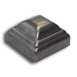 Galvanized Steel Square Post Cap galvanized steel square post  cap, steel post cap, square post cap, steel finial, fence accessories, metal post cap, galvanized post cap, ts distributors