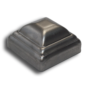 Galvanized Steel Square Post Cap galvanized steel square post  cap, steel post cap, square post cap, steel finial, fence accessories, metal post cap, galvanized post cap, ts distributors