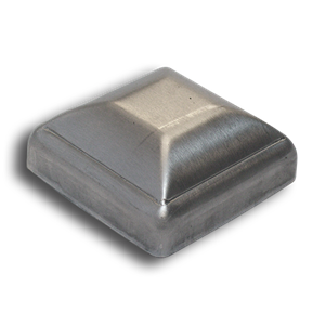 Pressed Aluminum Square Post Cap pressed aluminum square post cap, aluminum post caps, aluminum gate hardware, fence accessories, aluminum fence accessories, pressed aluminum, square post cap, fence post cap, metal fence post cap, finials, metal finials, aluminum finials, decorative post caps, walk gates, residential fencing, commercial fencing, blacksmith brand, ts distributors