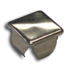 3/4" Nickel Plated Metal Spring Cap nickel plated metal spring cap, steel tubing accessories, metal spring cap, post caps, nickel plated post cap, fence accessories, ts distributors