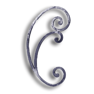 Forged Steel Scroll forged steel scrolls, forged panels, metal stair balusters, rail balusters, steel rail balusters, forged steel rosettes, steel balcony balusters, steel pickets, hammered metal stair baluster, hammered metal railing balusters, hand forged balusters, balusters with bushings, forged newel posts, forged rail panels, powder coated steel forgings, forged steel elemetns, stamped steel elements, fully weldable leaves, fully weldable flowers, pressed steel elements, weldable cast steel leaves, forged steel spheres, forged steel baskets
