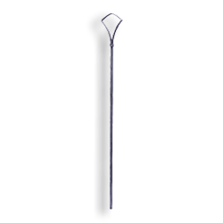 Art Deco Baluster - 1/2" Sq. Material forged steel scrolls, forged panels, metal stair balusters, rail balusters, steel rail balusters, forged steel rosettes, steel balcony balusters, steel pickets, hammered metal stair baluster, hammered metal railing balusters, hand forged balusters, balusters with bushings, forged newel posts, forged rail panels, powder coated steel forgings, forged steel elemetns, stamped steel elements, fully weldable leaves, fully weldable flowers, pressed steel elements, weldable cast steel leaves, forged steel spheres, forged steel baskets