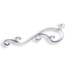 Forged Steel Plain Edge Scroll forged steel scrolls, forged panels, metal stair balusters, rail balusters, steel rail balusters, forged steel rosettes, steel balcony balusters, steel pickets, hammered metal stair baluster, hammered metal railing balusters, hand forged balusters, balusters with bushings, forged newel posts, forged rail panels, powder coated steel forgings, forged steel elemetns, stamped steel elements, fully weldable leaves, fully weldable flowers, pressed steel elements, weldable cast steel leaves, forged steel spheres, forged steel baskets