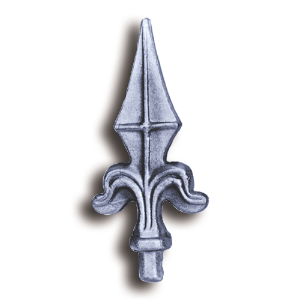 Fully Weldable Hot Stamped Steel Spear Point Finials fully weldable hot stamped steel spear point finial, spear point finials, weldable finials, weldable, fence accessories, weldable fence accessories, hot stamped steel fence accessories, hot stamped steel finials, hot stamped steel post caps, weldable post caps, weldable steel post caps, decorative post caps, decorative finials, ts distributors